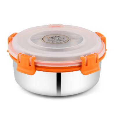 Uninox Smart Lock Container in vibrant orange (850ml)