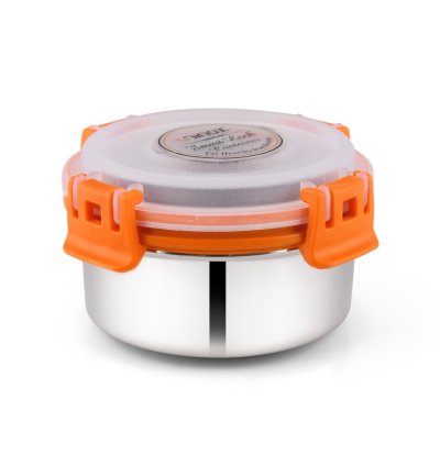 Uninox Smart Lock Container in vibrant orange (300ml)