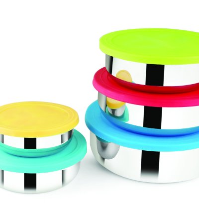 Uninox Stainless Steel Fresto Lid Bowl 5 Pcs Set