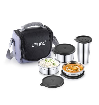 Uninox Diet Mini Lunch Box (Black)