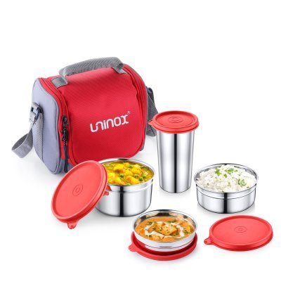 Uninox Diet Mini Lunch Box(Red)